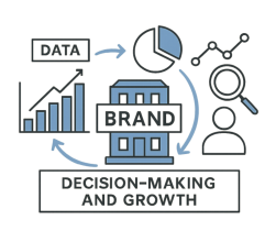 Cartoon Depiction of Decision-Making and Growth